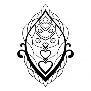 soyut etnik süsleme