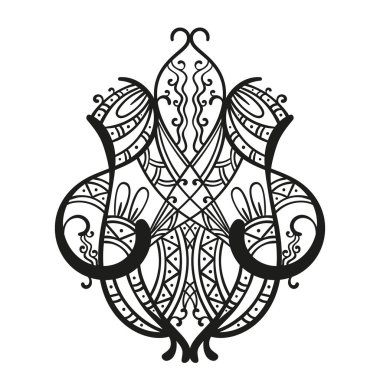 soyut etnik süsleme