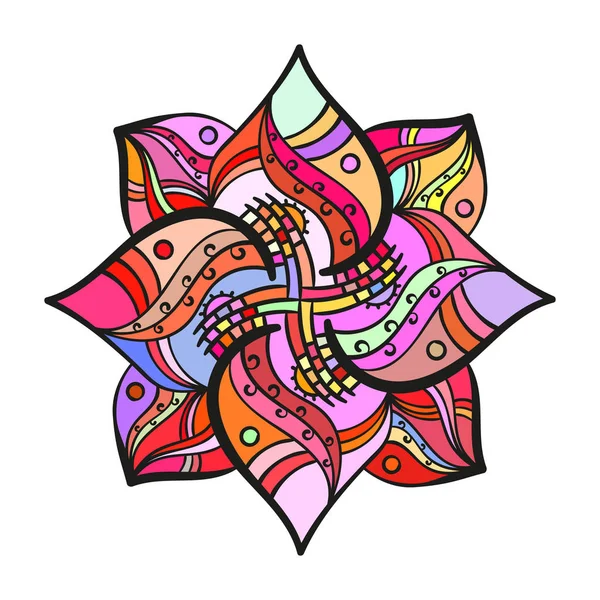 Mandala ornamental abstracto — Vector de stock