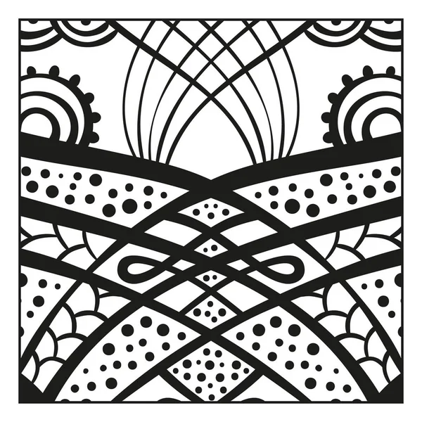 Patrón ornamental étnico — Vector de stock