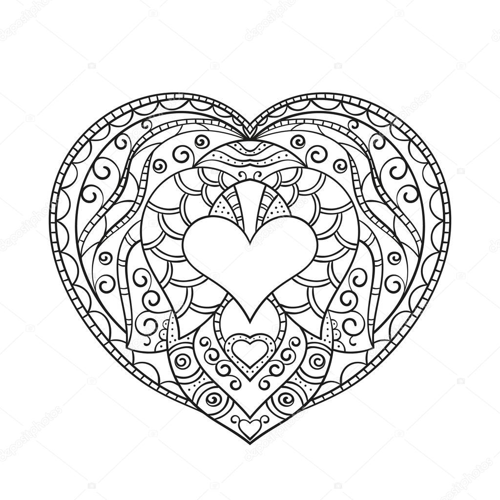 Decorative ornamental heart