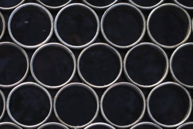 metal borular dokusuna