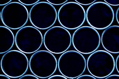 metal borular dokusuna