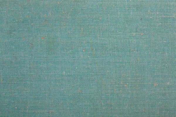 Alten Schmutzigen Stoff Textur Bucheinband Grüner Hintergrund — Stockfoto