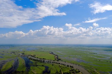 Astrakhan bölgesinde ilkbahar sel baskını. Doğal afetler