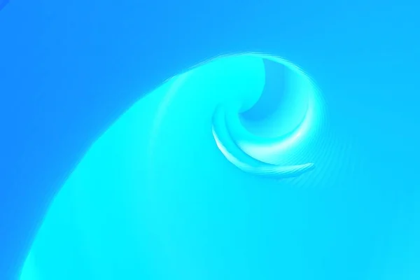 Fantastico sfondo blu. Le superfici all'interno dell'onda del mare. Rendering 3D — Foto Stock
