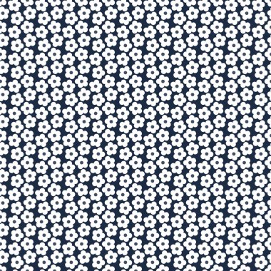 Küçük çiçeklerle kusursuz desen