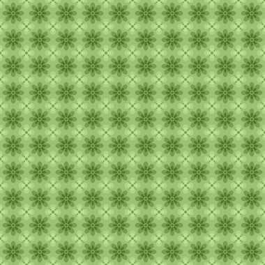 Geometrik çiçek süsleme ile Seamless Modeli