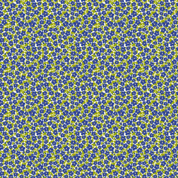 Bezešvé Vzory Malými Modrými Květy Pouze Jpeg — Stock fotografie