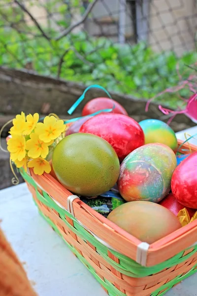 Easter eggs close up — Stock Photo, Image