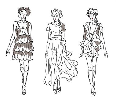      Kroki moda bayan modelleri 