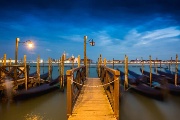 Gondels in Venetië, Italië — Stockfoto