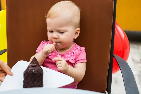 Primeiro aniversário dos bebês — Fotografia de Stock