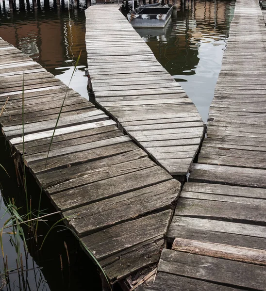 Stary Most drewna — Zdjęcie stockowe