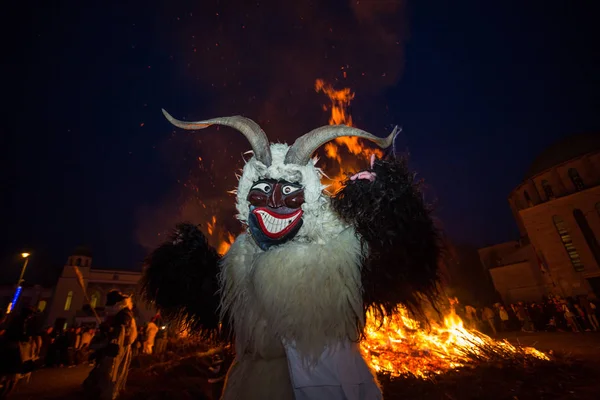 stock image Busojaras in Mohacs