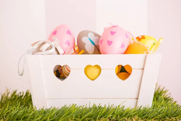 Colorful easter eggs — Stock Photo, Image