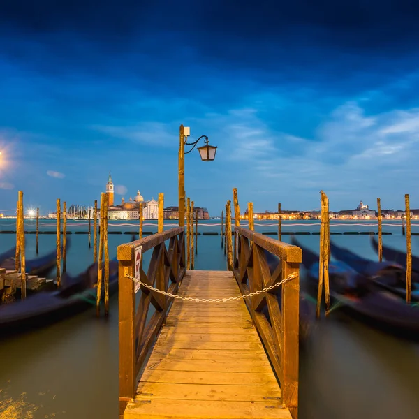 Gondels in Venetië, Italië — Stockfoto