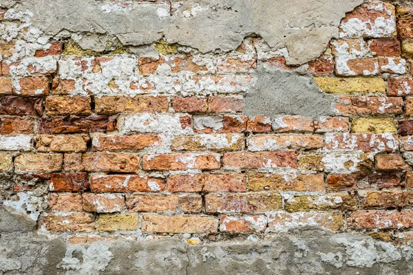 Teksturowanej tło: stare cegły wal — Zdjęcie stockowe