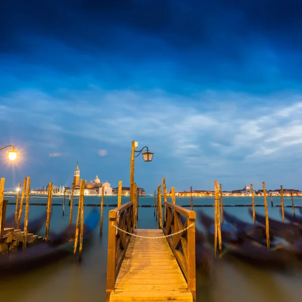 Gondels in Venetië, Italië — Stockfoto