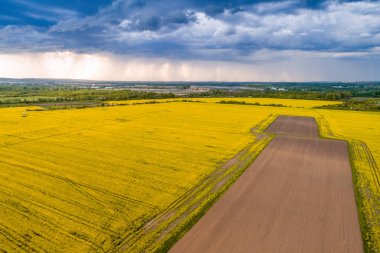 Fırtınalı gökyüzü alanıyla tecavüz