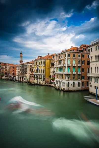 Velence canal Grande, Olaszország — Stock Fotó