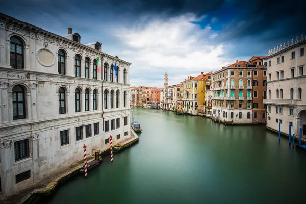 Венеция с Гранд каналом, Италия — стоковое фото