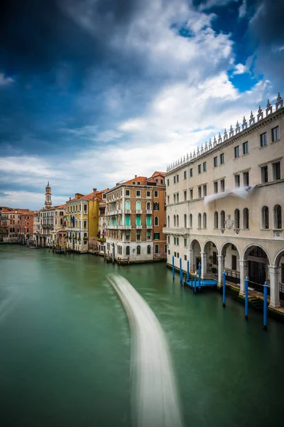 Velence canal Grande, Olaszország — Stock Fotó