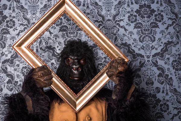 Gorilla im Studio — Stockfoto