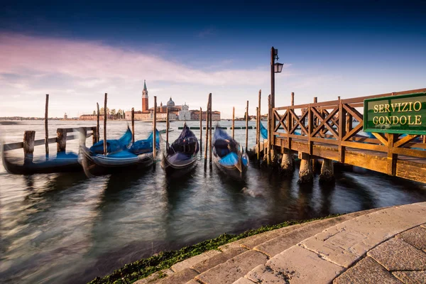 Gondels, Venetië, Italië — Stockfoto