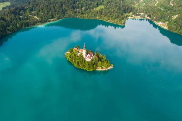 The Church of the Assumption, Bled, Slovenia — Stock Photo, Image