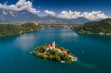 Kilise varsayım, Bled, Slovenya