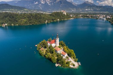 Kilise varsayım, Bled, Slovenya