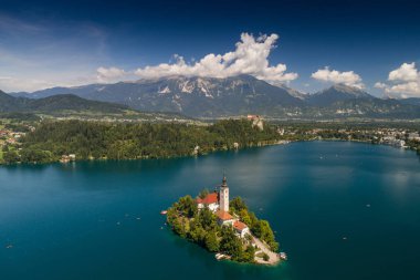 Kilise varsayım, Bled, Slovenya