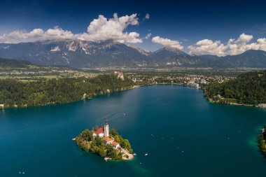 Kilise varsayım, Bled, Slovenya