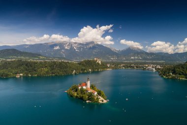 Kilise varsayım, Bled, Slovenya