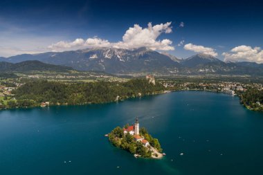 Kilise varsayım, Bled, Slovenya