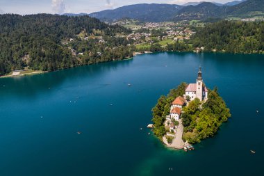 Kilise varsayım, Bled, Slovenya