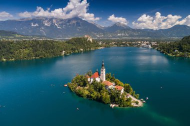 Kilise varsayım, Bled, Slovenya