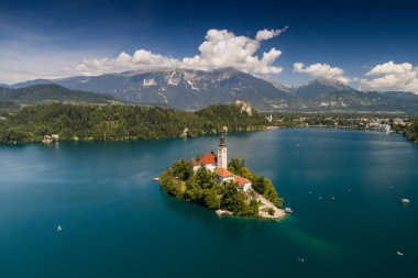 Kilise varsayım, Bled, Slovenya