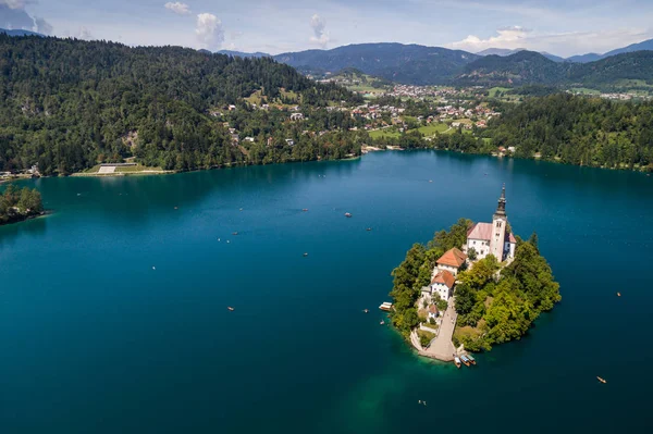 Kilise varsayım, Bled, Slovenya