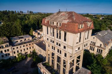 terk edilmiş maden kule Macaristan