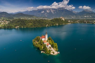 Kilise varsayım, Bled, Slovenya