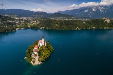 Kilise varsayım, Bled, Slovenya