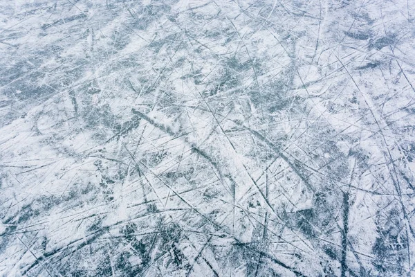 Ice rink surface — Stock Photo, Image