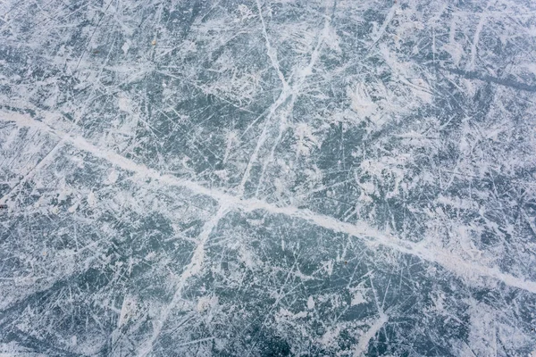 Superfície da pista de gelo — Fotografia de Stock