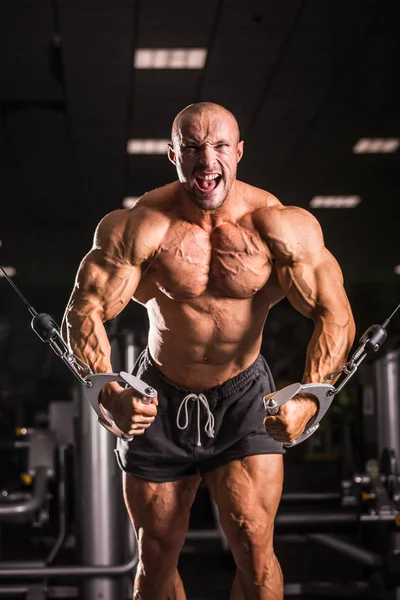 Ausbildung zum Bodybuilder — Stockfoto