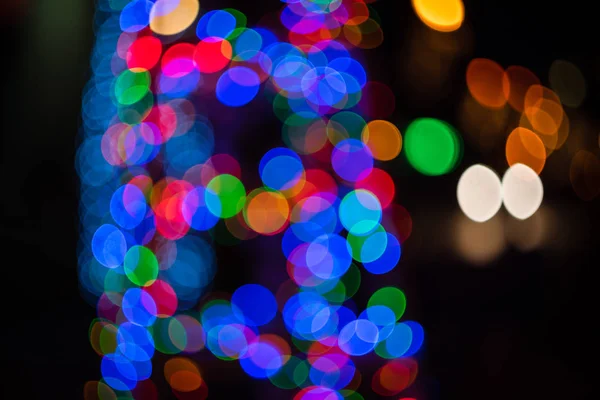 Colorful bokeh circles — Stock Photo, Image