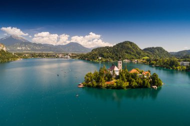 Kilise varsayım, Bled, Slovenya