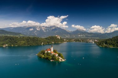 Kilise varsayım, Bled, Slovenya