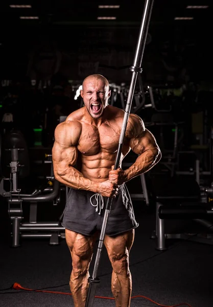 Ausbildung zum Bodybuilder — Stockfoto